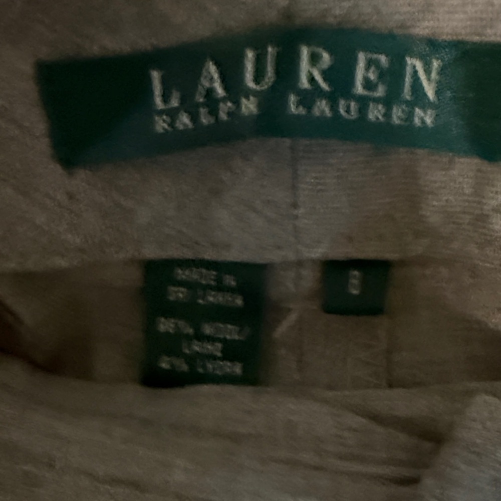 Lauren Ralph Lauren Gray Straight Leg Pants - Picture 3 of 7